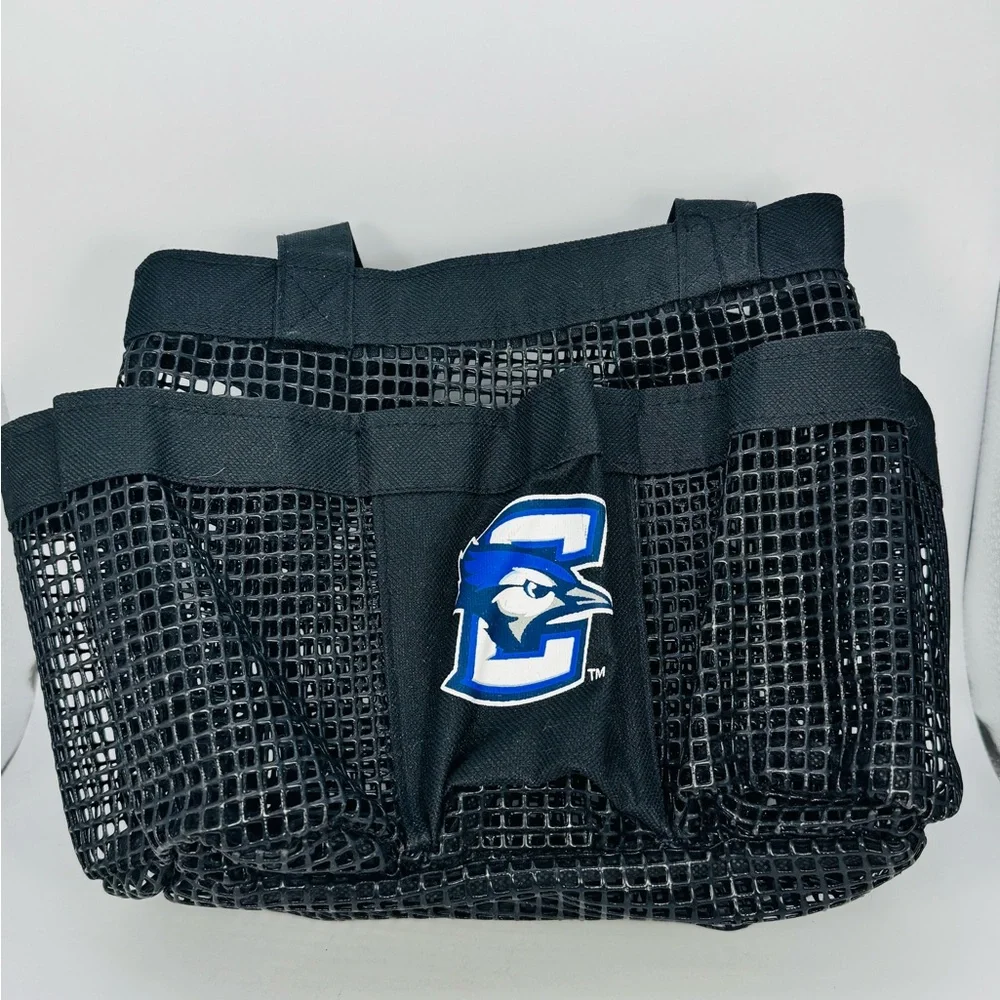 Creighton Blue Jays College Licensed Team Shower Caddy Plastic Mesh Black 14”